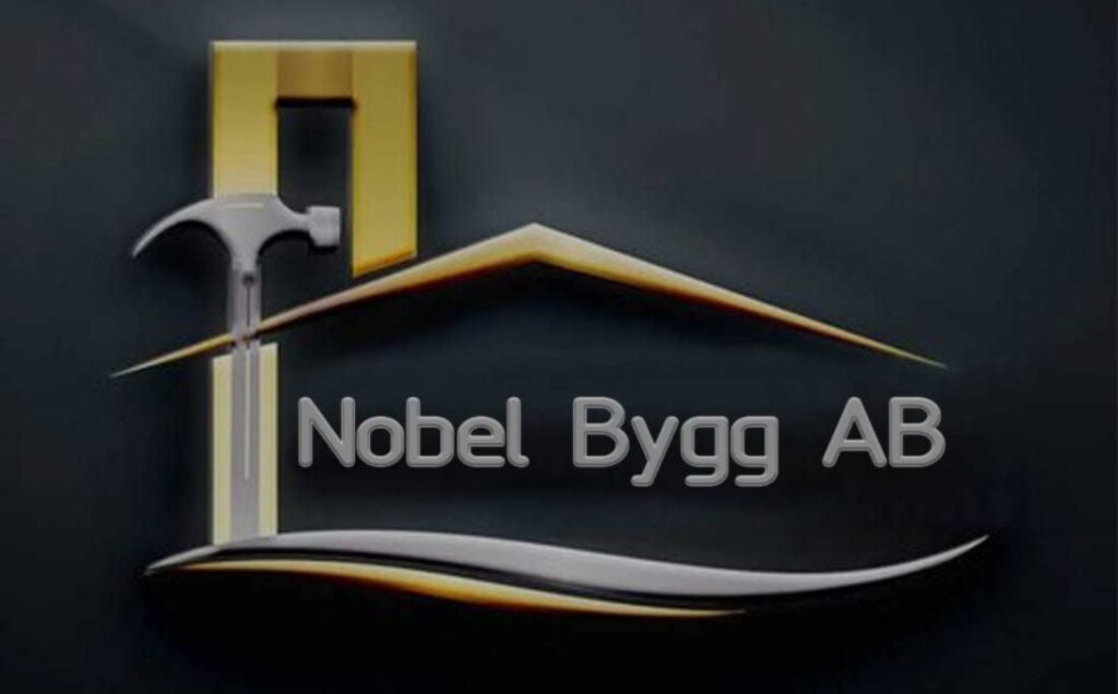 en logga som representerar företaget nobel bygg